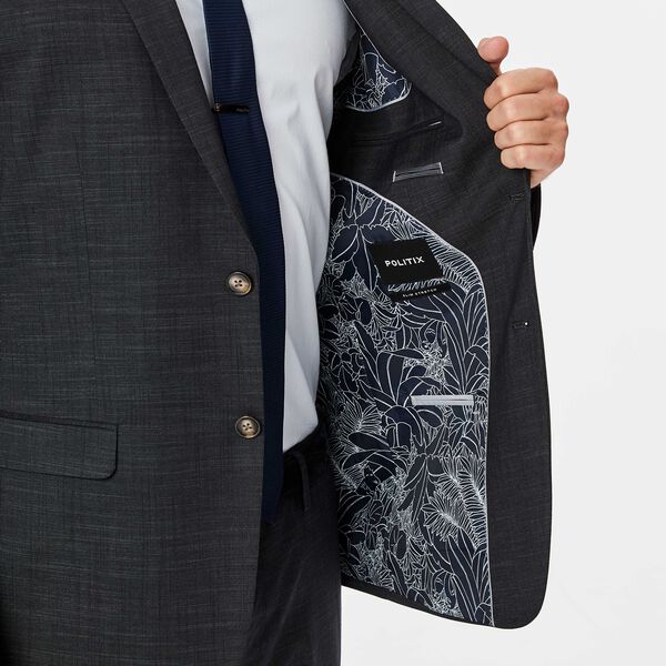 Demarco Tailored Suit Jacket, Dark Grey, hi-res